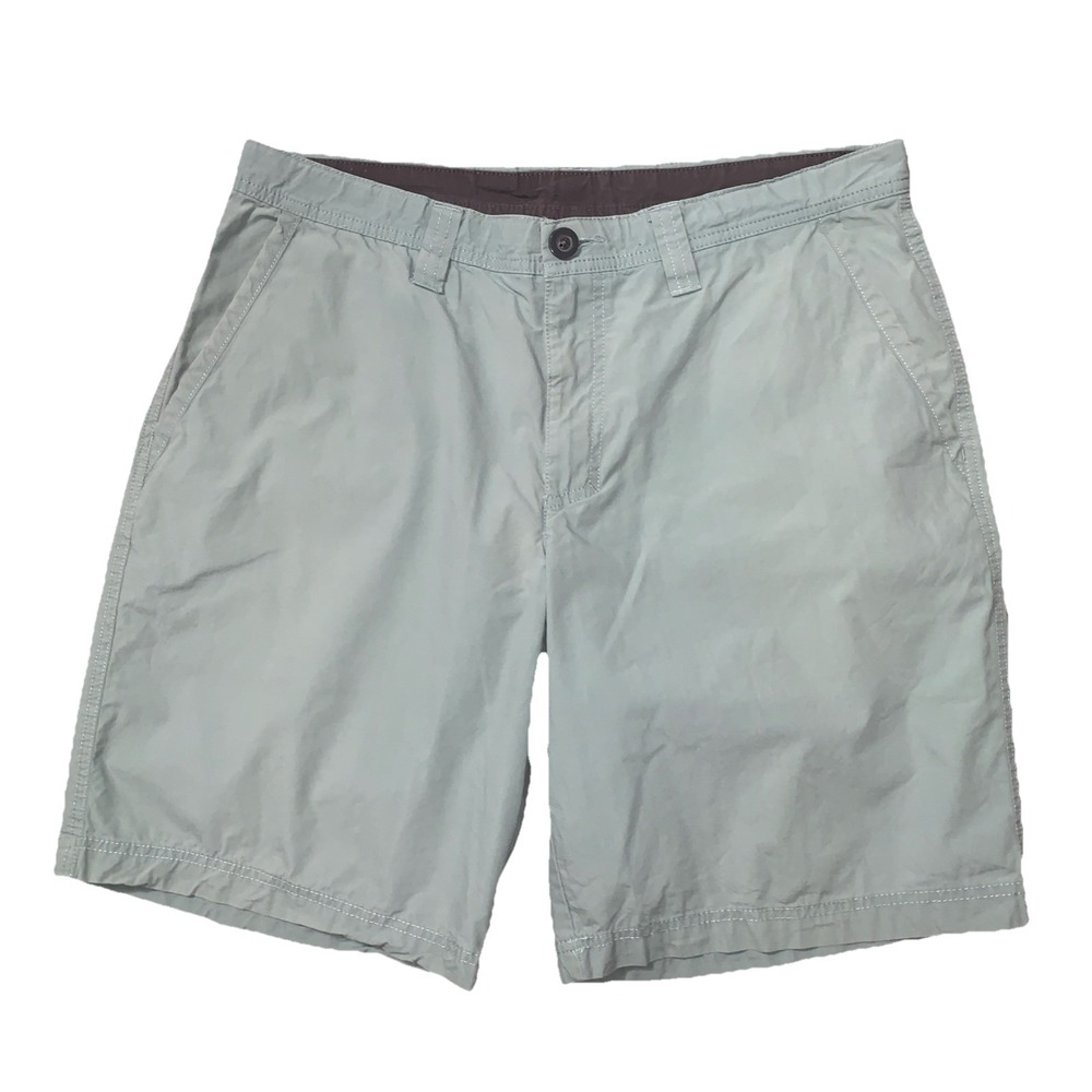 Columbia‎ Men's Size 34 Green Chino Shorts 10 Inch Inseam Casual Outdoor